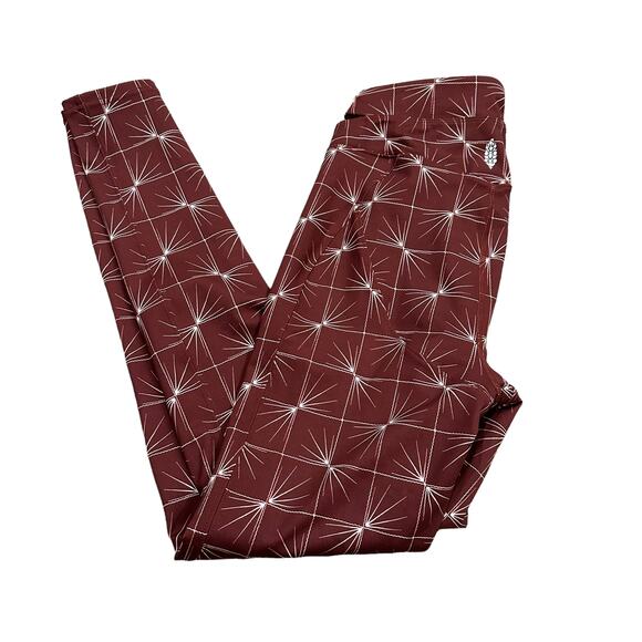 NEW Free People Movement High Rise Cut Out Sneak Peak Printed Legging Size Small - Picture 10 of 13